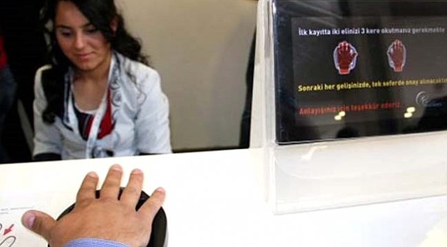 Koronavirüs nedeniyle hastanelerde zorunlu olan Biyometrik Kimlik Doğrulama Sistemi askıya alındı.