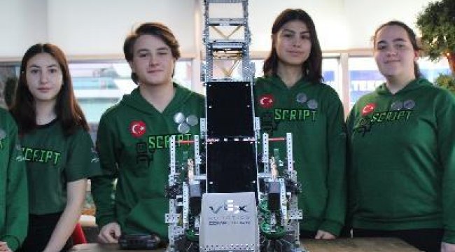Öğrenciler robotik yarışmasında Türkiye’yi ABD’de temsil edecek