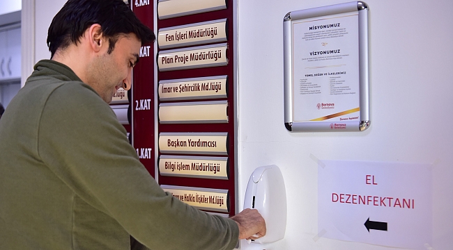 Önce tedbir    Bornova’da Corona Virüs mesaisi    Başkan İduğ: Gece - gündüz demeden çalışıyoruz.