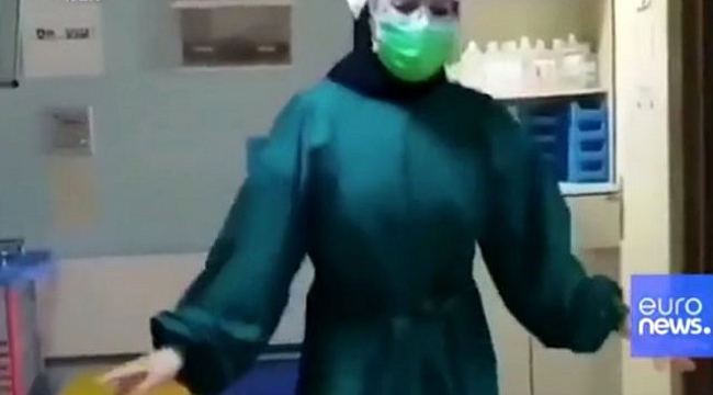 Onlarca kişinin öldüğü İran'da doktorların halay çektiği görüntü internete düştü.