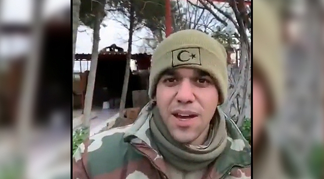 Şehitler İdlib'e giderken çektikleri videoda helallik istemiş.