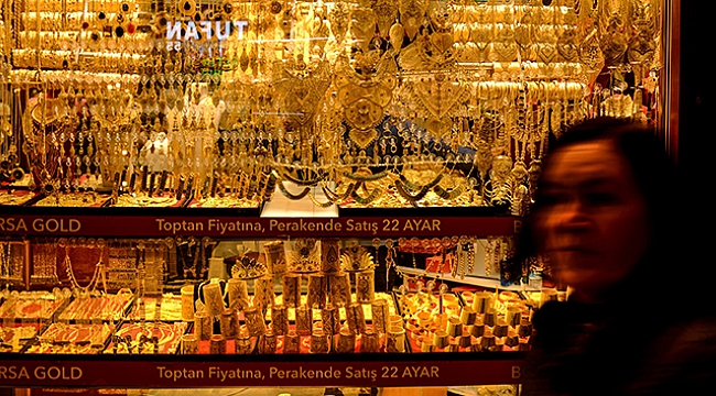 Serbest piyasada altın fiyatları.