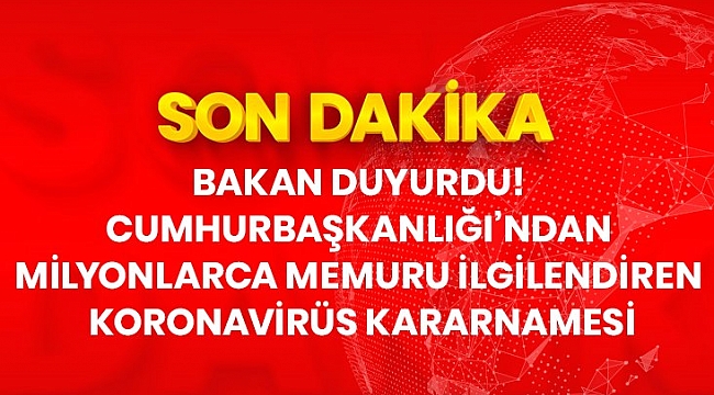 Son Dakika: Cumhurbaşkanlığı, kamu görevlilerinin zorunlu olmadıkça yurt dışına çıkmasını yasaklayan kararname yayımlayabilir.