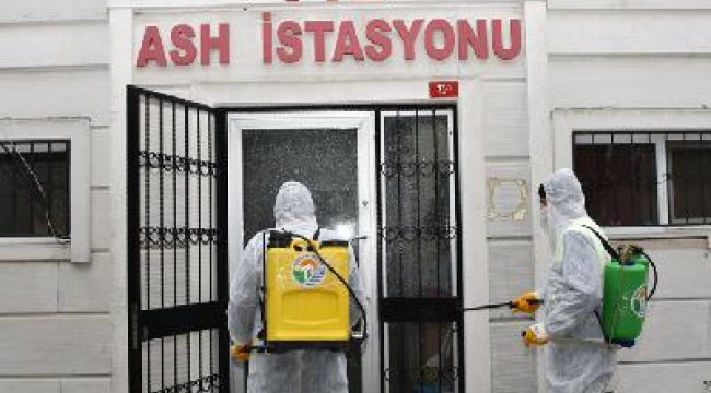 Tuzla’da dezenfekte çalışmaları devam ediyor