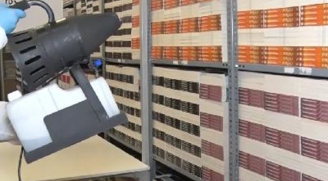 Ümraniye Belediyesi, dezenfekte ettiği 35 bin kitabı evlere tek tek dağıtacak