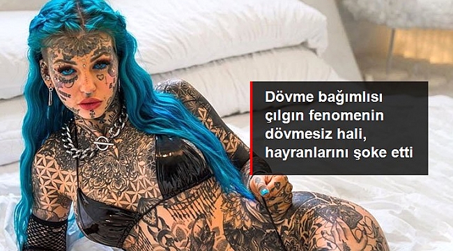 Dövme bağımlısı sosyal medya fenomeni Amber Luke'un ilk hali hayranlarını şoke etti.