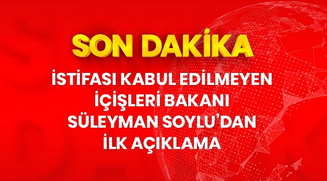 "İstifası kabul edilmeyen Soylu'dan ilk açıklama" haberini servis eden ajans, abonelerinden özür diledi.