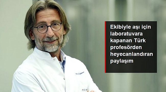 Koronavirüs aşısı için çalışan Prof. Dr. Ovalı'dan heyecanlandıran paylaşım: 23 Nisan için sözleştik.