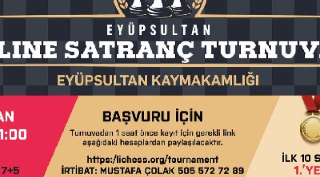 Online satranç turnuvası başlıyor
