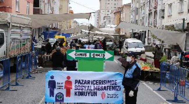 Pazarlarda koronavirüsle ilgili yeni tedbirler devrede