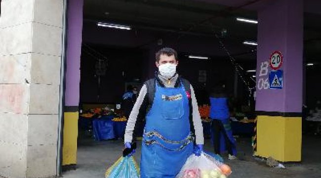 Pazarlarda ‘Sen gelme biz sana geliriz’ projesiyle evlere servis başladı