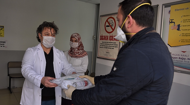 Sağlık Ocağına ‘’Anti-Korona’’ kiti.