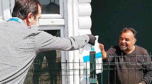 Silivri’de 65 yaş üstüne hijyen paketi dağıtıldı