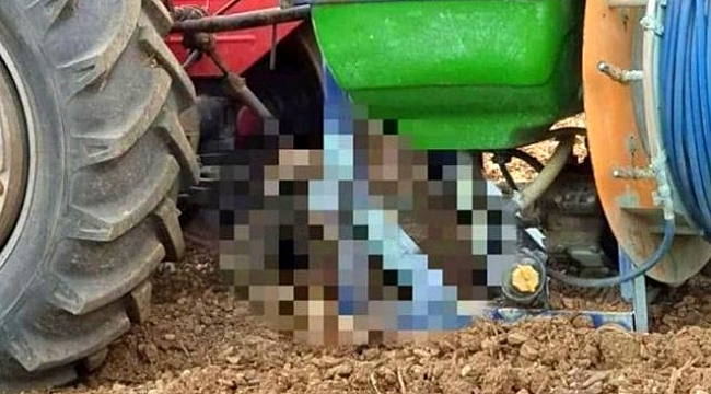 Tarlada çalışan 76 yaşındaki adam, traktörün altında kalarak hayatını kaybetti.