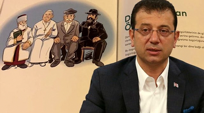 Tartışma yaratan görsel sonrası Türkmen Alevi Bektaşi Vakfı'ndan İmamoğlu'na suç duyurusu.