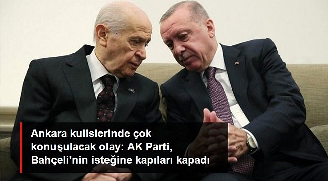 AK Parti, Devlet Bahçeli'nin "Vekil transferi yasaklansın" çağrısına kapıları kapadı.