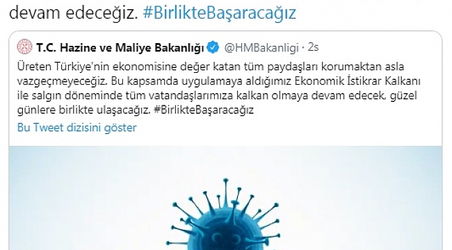 Albayrak: Türkiye'nin güçlü ekonomisini büyütmek için çalışmaya devam edeceğiz.