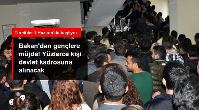 Devlet korumasından yararlanan 1.343 genç, kamuda kadroya alınacak.