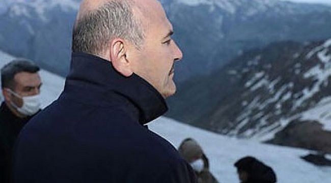İkiyaka Dağları'ndaki üs bölgesini İçişleri Bakanı Soylu açtı.