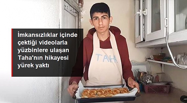 İmkansızlıklar içinde çektiği yemek videolarıyla fenomen olan Taha Duymaz: Alabildiğim 3 malzemeyle farklı yemek yapıyorum.