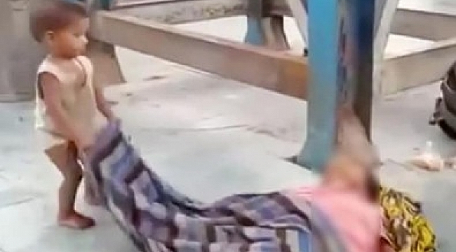 İzleyenleri yasa boğan görüntü!.
