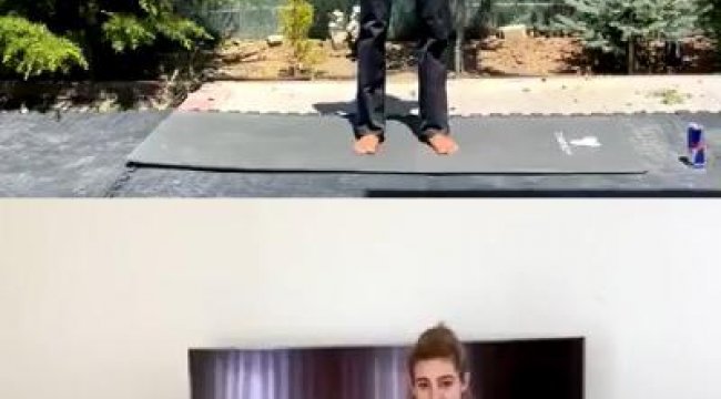 21 Haziran'a özel Hazal Nehir ve Itır Esen’den canlı yayında antrenman
