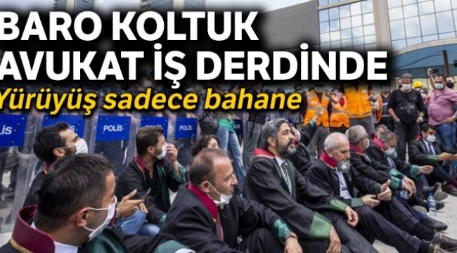 Avukatlar iş, onlar koltuk derdinde
