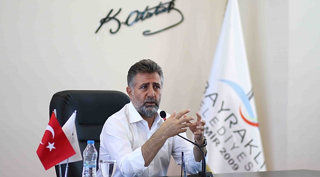 Başkan Sandal, “Referansımız; işimiz”  “Bayraklı’nın sorunu bizim sorunumuz”.