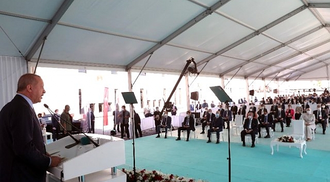 Cumhurbaşkanı Erdoğan: "Bugün ufka umutla bakıyorsak son 18 yıldaki gayretlerimizin sayesindedir".