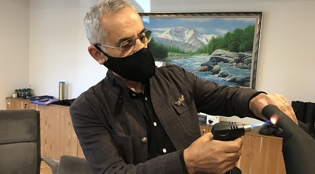 Korona virüse karşı yıkanabilir küresel aktif karbonlu maske.