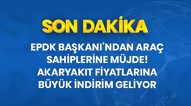 Son Dakika: Akaryakıt fiyatlarına 17 ila 25 kuruş indirim geliyor.