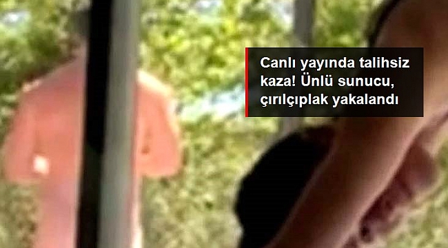 Ünlü sunucu Chris Cuomo, eşinin canlı yayınında çıplak yakalandı.