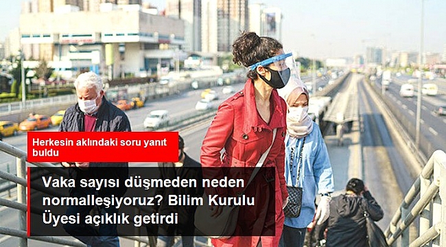 Vaka sayısı düşmeden neden normalleşiyoruz? Bilim Kurulu Üyesi Özlü açıklık getirdi.