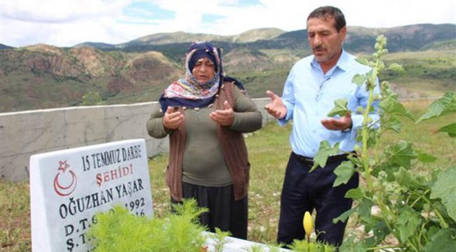 15 Temmuz şehidi ’tabuta sığmayan fidan’, mezarı başında anıldı