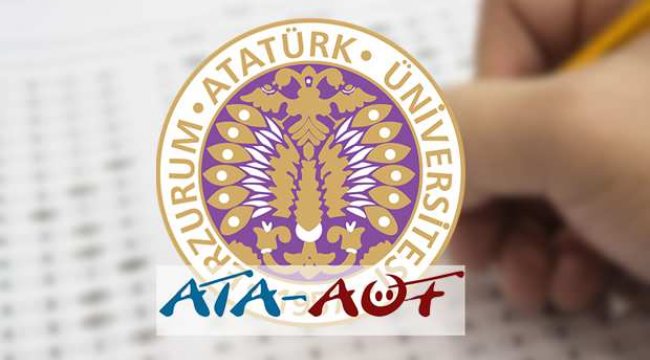 ATA AÖF bütünleme sınavı giriş ekranı: ATA AÖF bütünleme sınavı başladı!