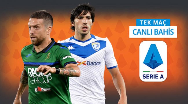 Düşme potasındaki Brescia, Bergamo'dan çıkabilecek mi? Atalanta 4 gol atarsa iddaa'da...