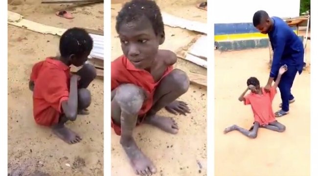 Açlığa terk edilen çocuk kendi dışkısını yiyerek hayatta kaldı