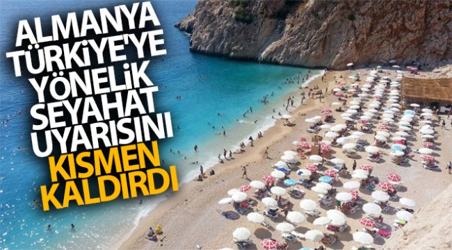 Almanya, Türkiye&#039;ye yönelik seyahat uyarısını kısmen kaldırdı