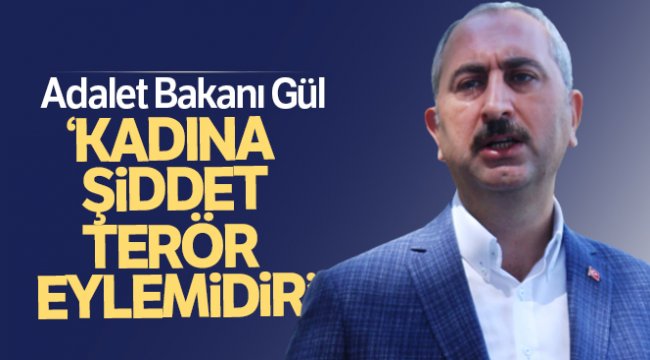 Bakan Gül: &#039;Kadına şiddet bir terör eylemidir&#039;