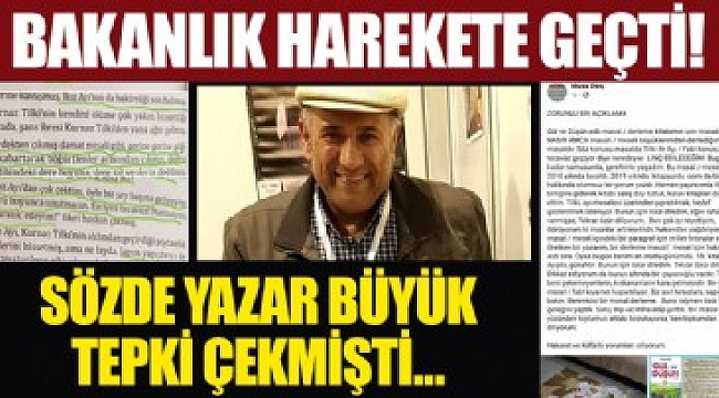 Bakanlık harekete geçti!.