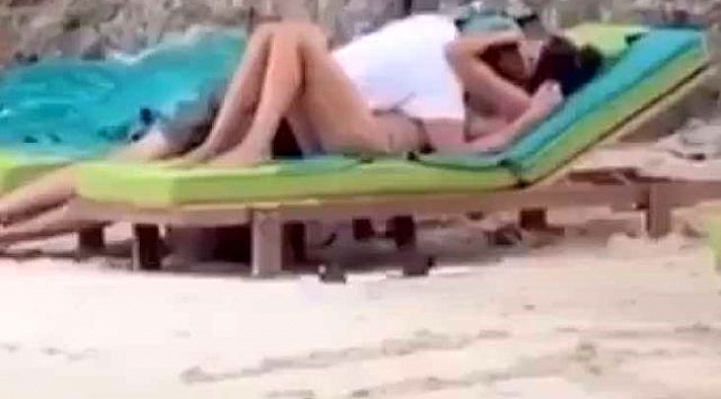 Berrak Tüzünataç, yeni sevgilisi Ali Yörenç ile şezlongta sarmaş dolaş yakalandı.