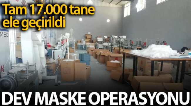 Buca’da kaçak maske operasyonu: 17 bin çocuk maskesine el konuldu
