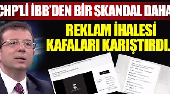 CHP'li İBB'den yeni bir skandal!.