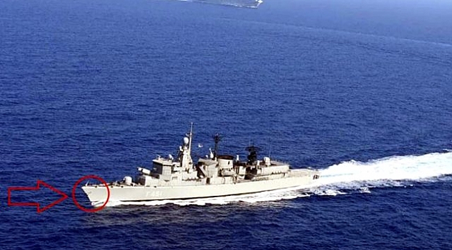 Doğu Akdeniz'de Oruç Reis'i engellemek isteyen Yunan gemisi hasar aldı.