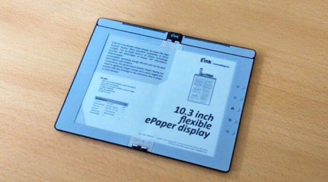 e ink katlanabilir cihazlar hazırlıyor