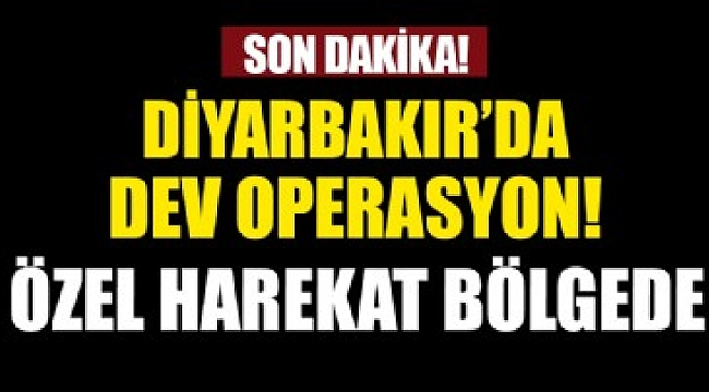 İçişleri Bakanlığınca, Diyarbakır‘da Yıldırım-7 Lice Narko-Terör operasyonu başlatıldı!.