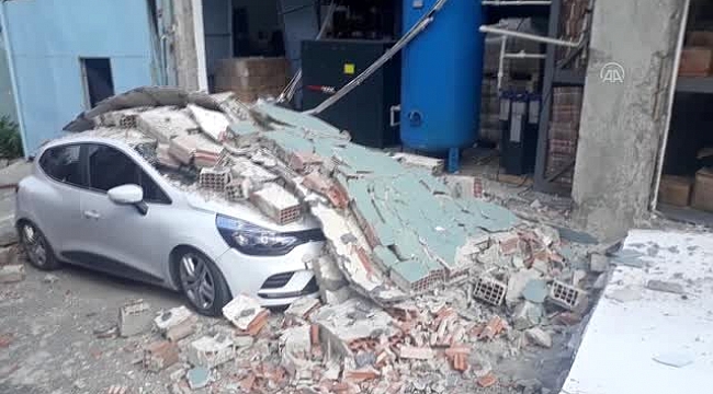 İstanbul&#039;da korkutan patlama! Duvarlar yıkıldı, araçlar altında kaldı.