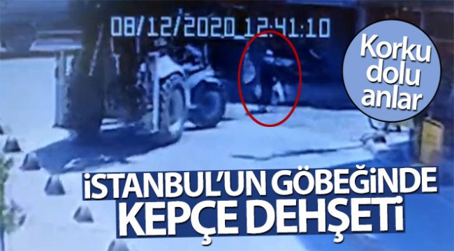 İstanbul’un göbeğinde kepçe dehşeti kamerada