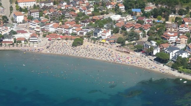 Kocaeli'de helikopterle sahiller denetlendi