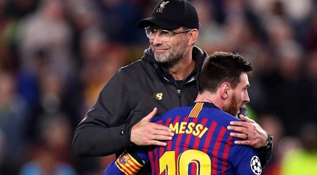Liverpool Teknik Direktörü Klopp: Messi'yi alabilecek şansımız yok.